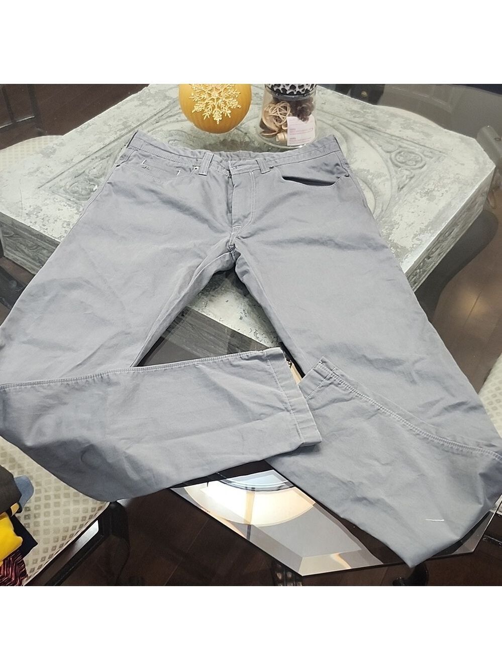 J. LINDEBERG MEN'S CHAZE JL TWILL GRAY CHINO PANTS 31 X 34 NWOT